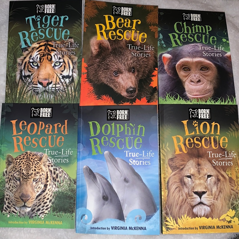 SALE!! NEW Born Free true animal stories series